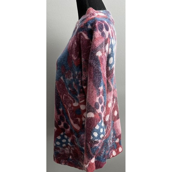 VTG 80s 90’s Extra Energy by De Rotchild Silk Angora Blend Women’s Sweater Sz XL - Picture 2 of 6